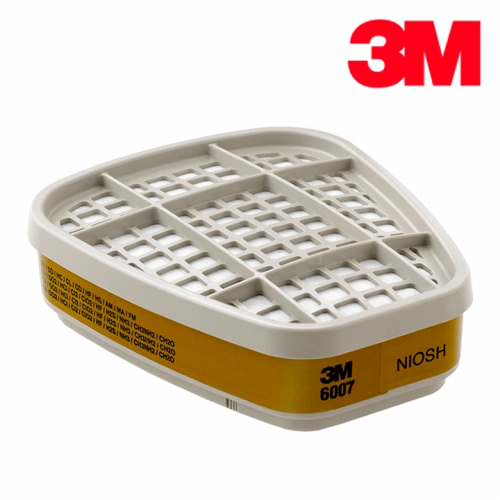 Cartucho 3M 6007 Mercurio, Vapores Orgánicos y Gases Ácidos